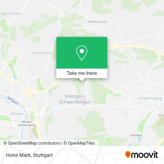 Hohe Mark map