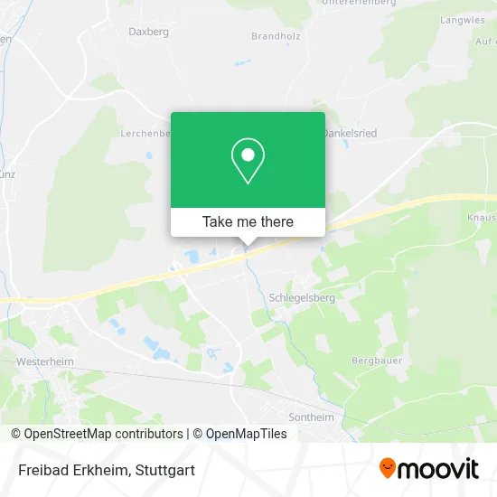 Freibad Erkheim map