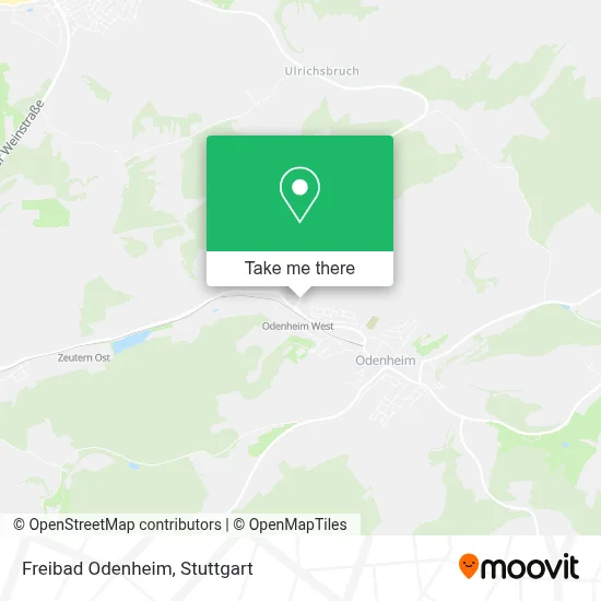 Freibad Odenheim map