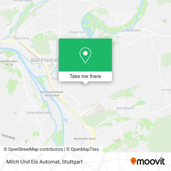 Milch Und Eis Automat map