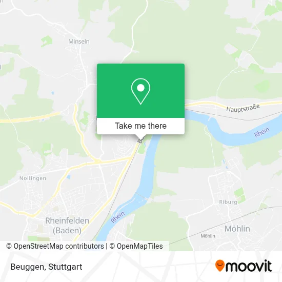 Beuggen map