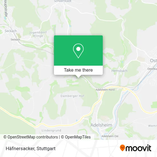 Häfnersacker map