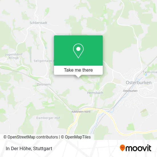 In Der Höhe map