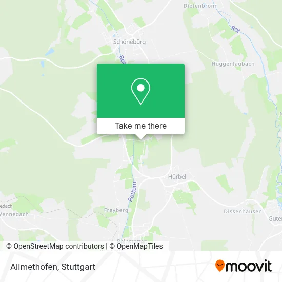 Allmethofen map