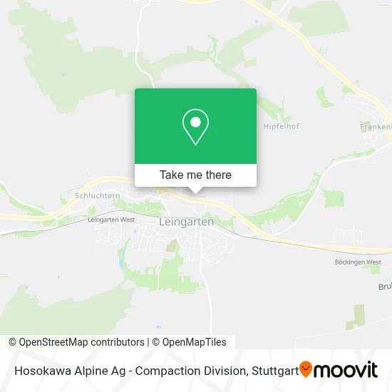 Hosokawa Alpine Ag - Compaction Division map