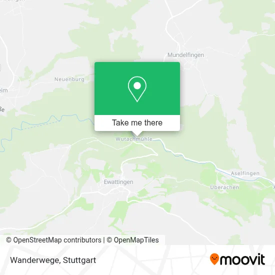 Wanderwege map