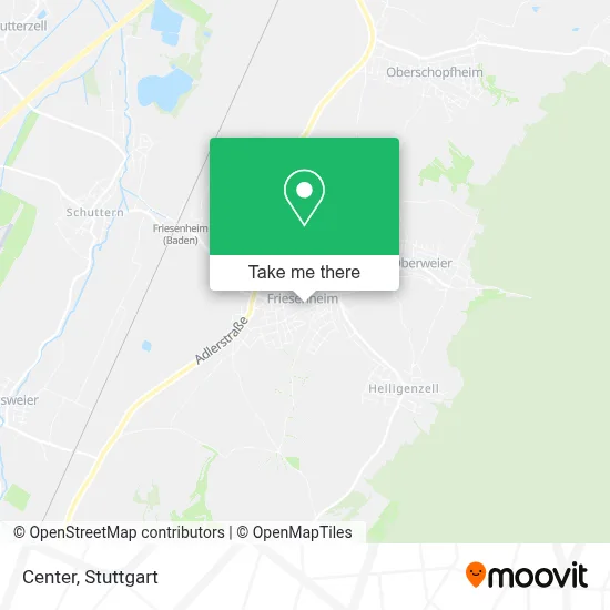 Zentrum map