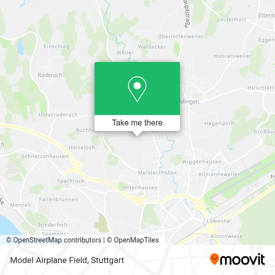 Modellflugplatz map