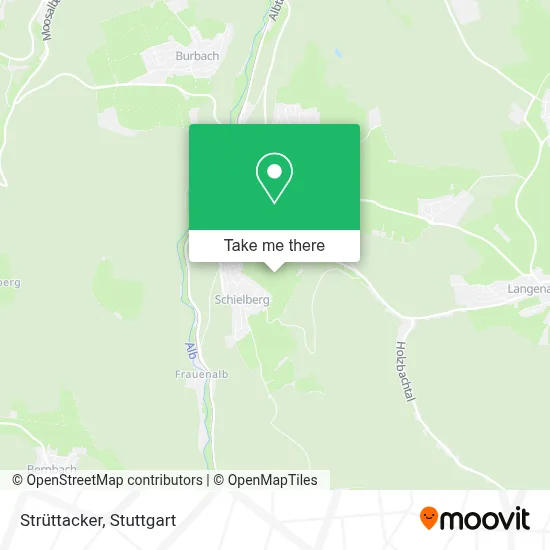 Strüttacker map