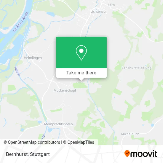 Bernhurst map