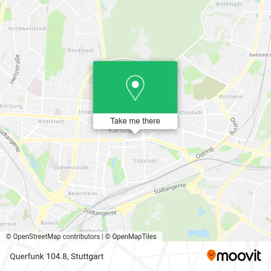 Querfunk 104.8 map