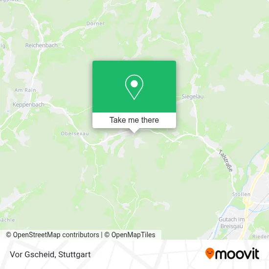 Vor Gscheid map