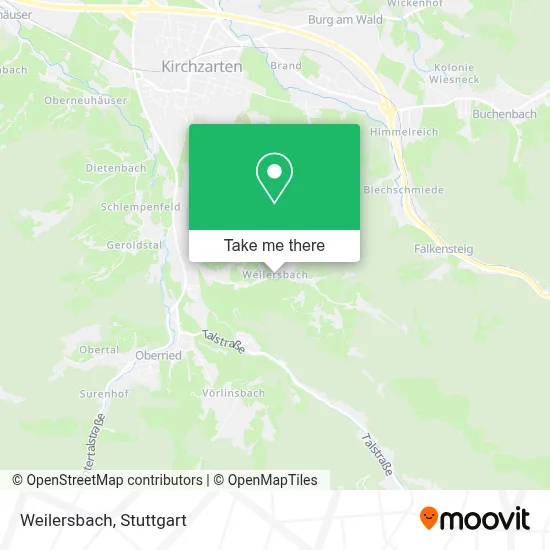 Weilersbach map