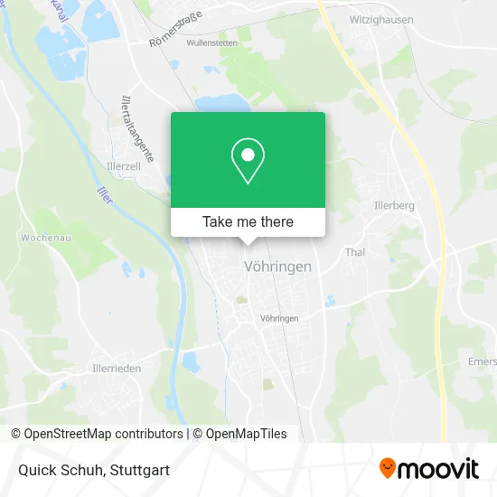 Quick Schuh map