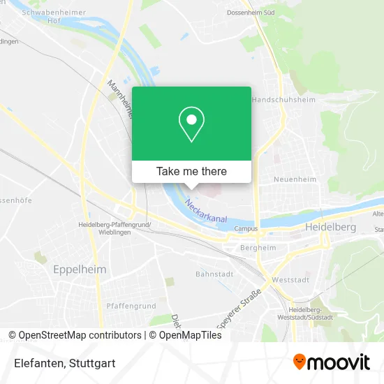 Elefanten map
