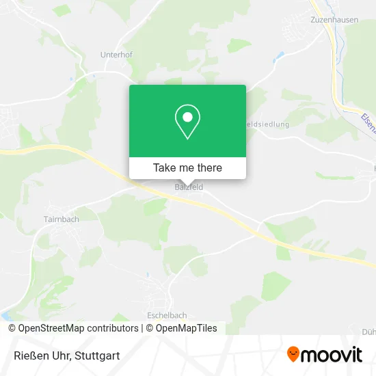 Rießen Uhr map