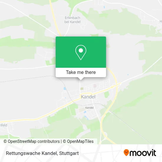 Rettungswache Kandel map