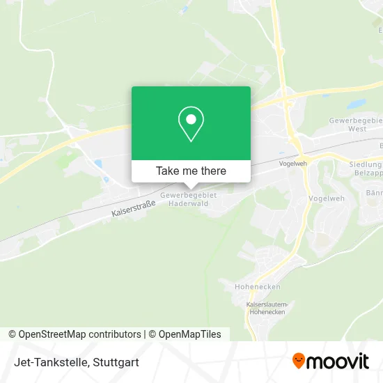 Jet-Tankstelle map