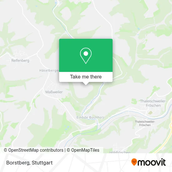 Borstberg map