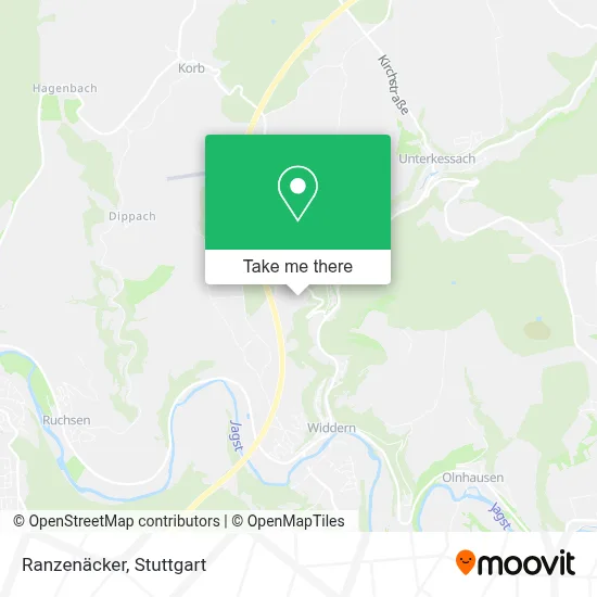 Ranzenäcker map