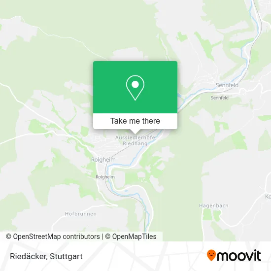 Riedäcker map