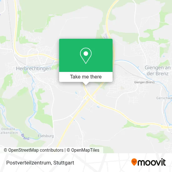 Postverteilzentrum map