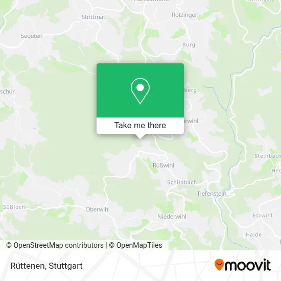 Rüttenen map