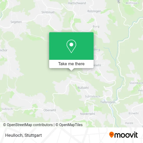 Heulloch map
