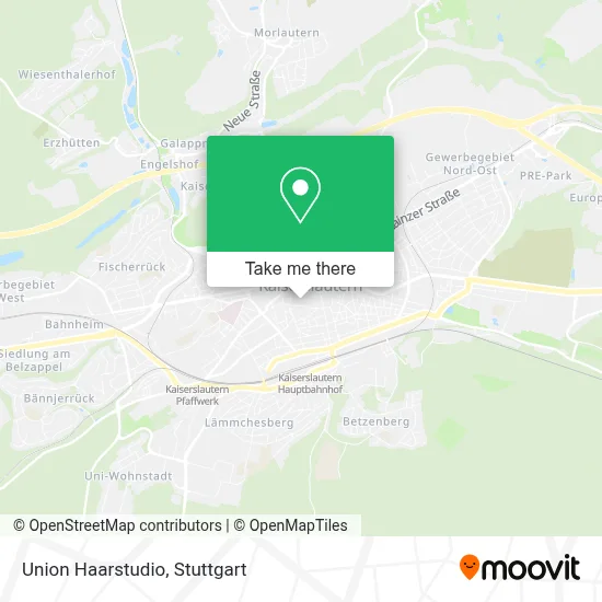 Union Haarstudio map