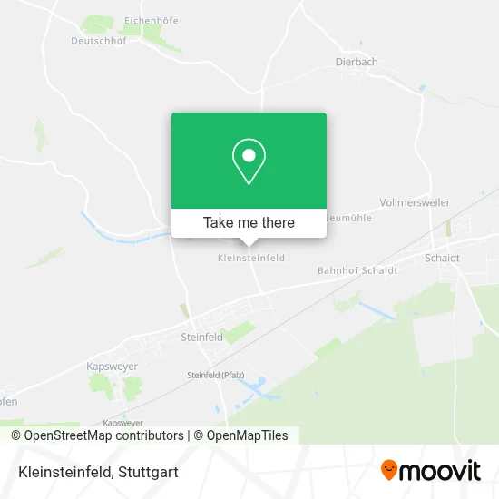 Kleinsteinfeld map