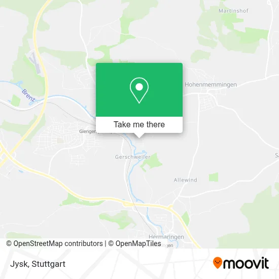 Jysk map