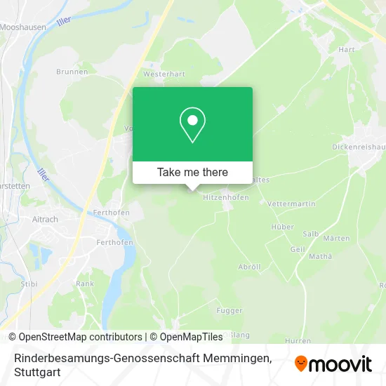 Rinderbesamungs-Genossenschaft Memmingen map