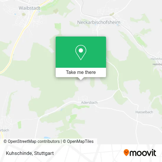 Kuhschinde map