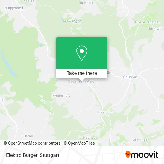 Elektro Burger map