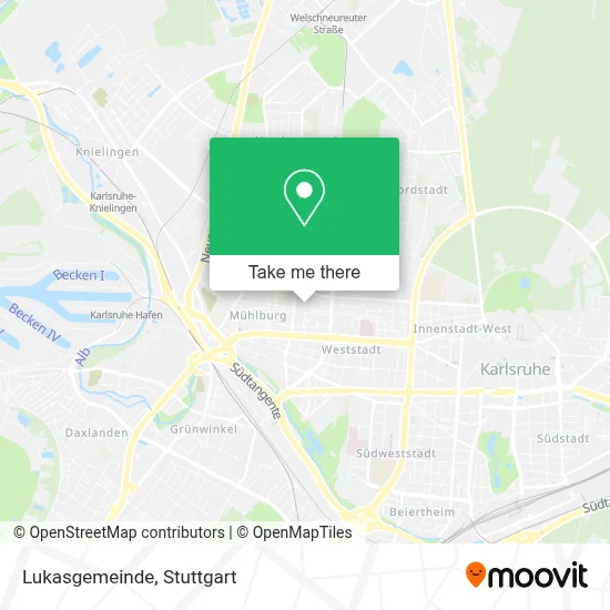 Lukasgemeinde map