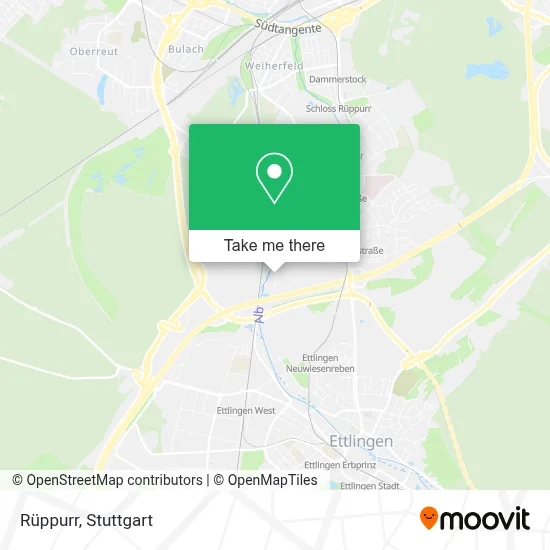 Rüppurr map