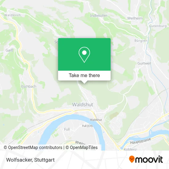Wolfsacker map