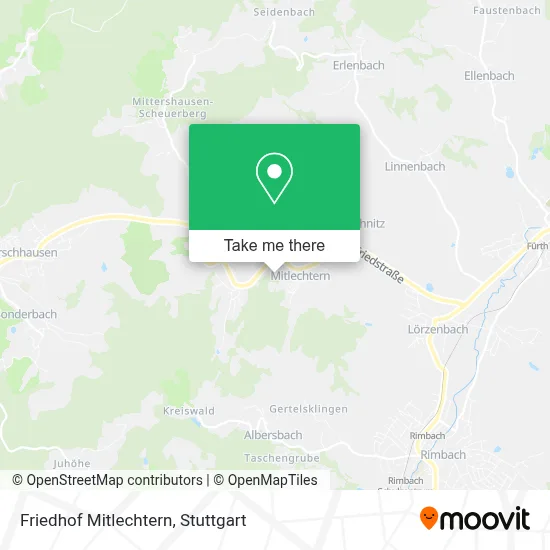 Friedhof Mitlechtern map