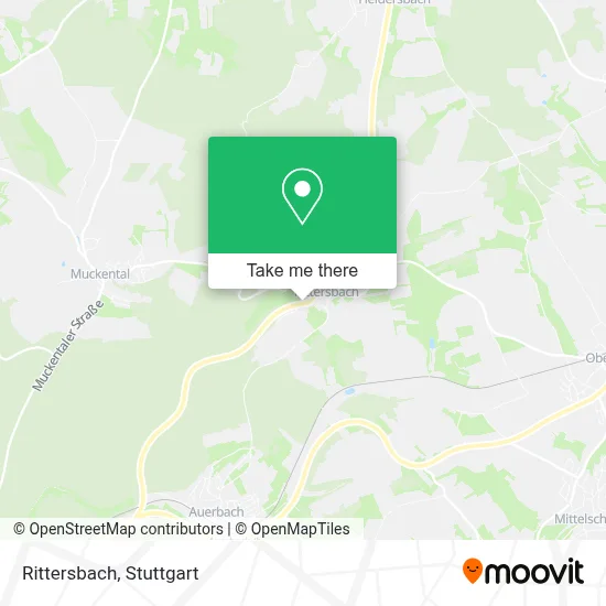 Rittersbach map