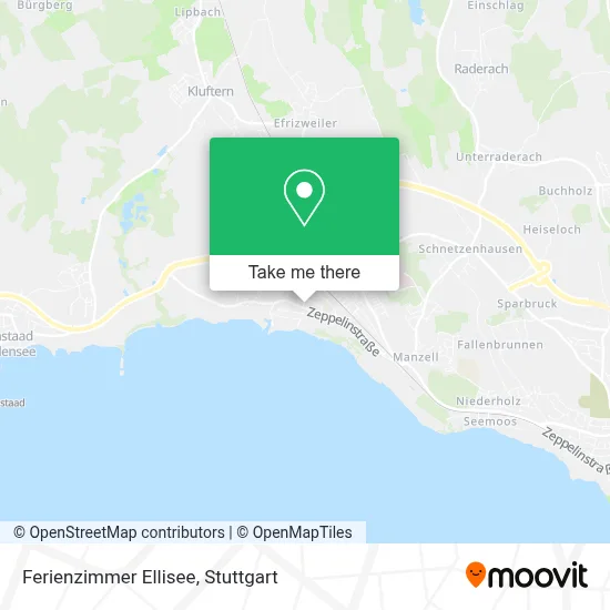 Ferienzimmer Ellisee map