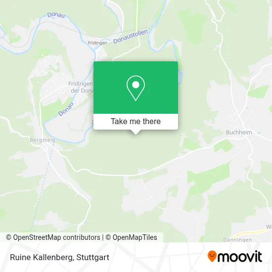 Ruine Kallenberg map