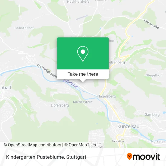 Kindergarten Pusteblume map