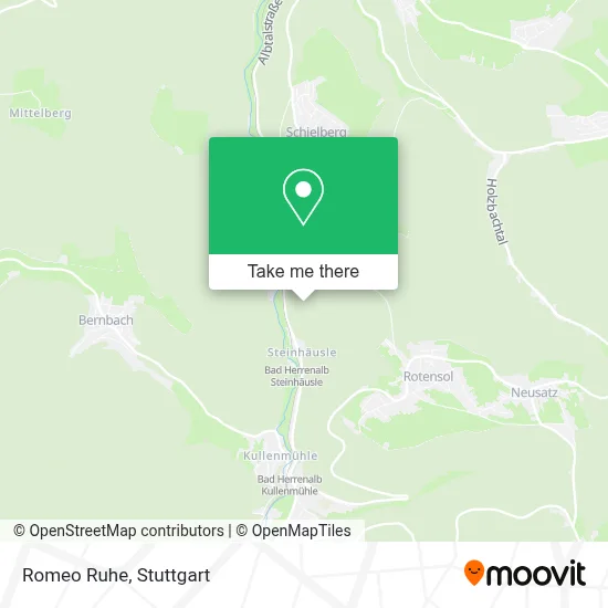 Romeo Ruhe map