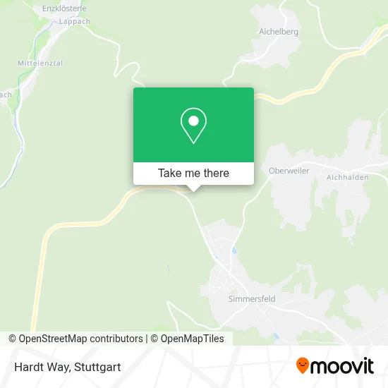 Hardtweg map