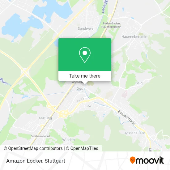 Amazon Locker map