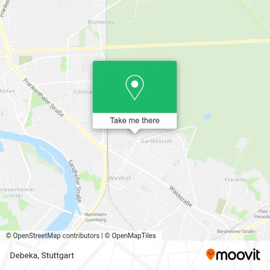 Debeka map
