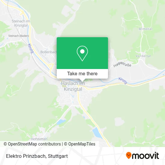 Elektro Prinzbach map