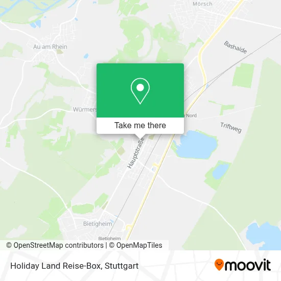 Holiday Land Reise-Box map