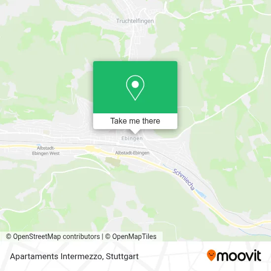 Apartaments Intermezzo map