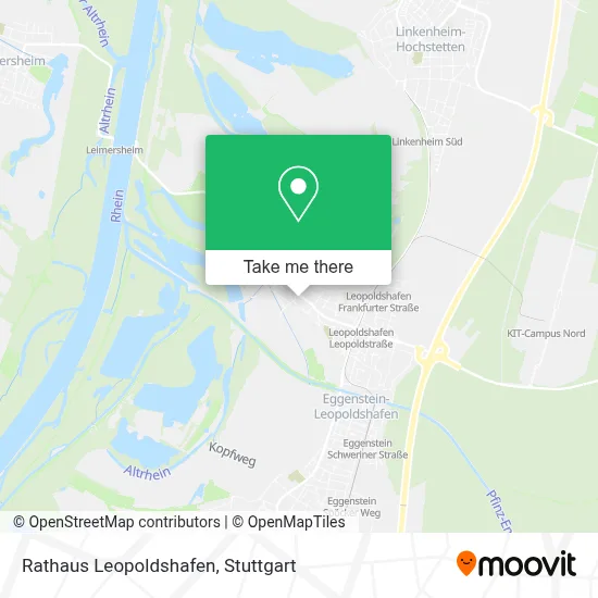 Rathaus Leopoldshafen map